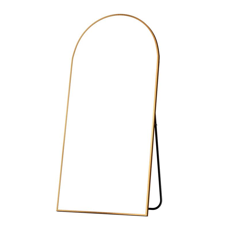 Aluminum Alloy Fine Edge Right Angle Full Length Mirror