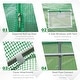 preview thumbnail 14 of 16, Outsunny 11.5' x 10' x 6.5' Outdoor Walk-In Greenhouse w/ Zippered Door