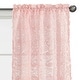 preview thumbnail 3 of 2, Pink Floral Rose 84in Window Treatment Curtain Panel Pair - Blush Flower Luxurious Elegant Princess Vintage Boho Shabby Chic