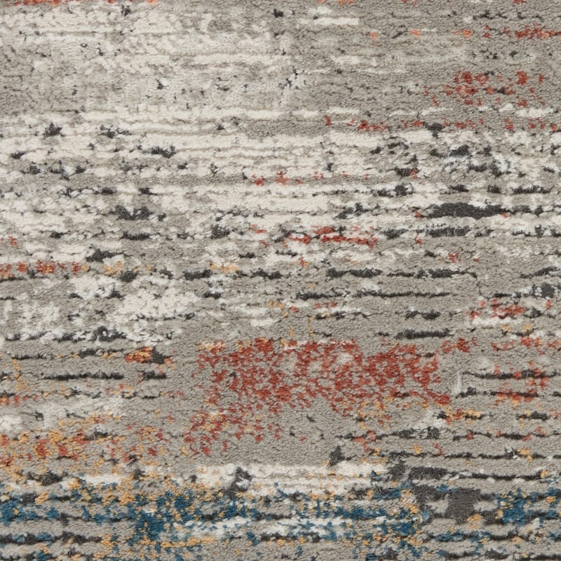 Nourison Rustic Textures Abstract Rustic Area Rug