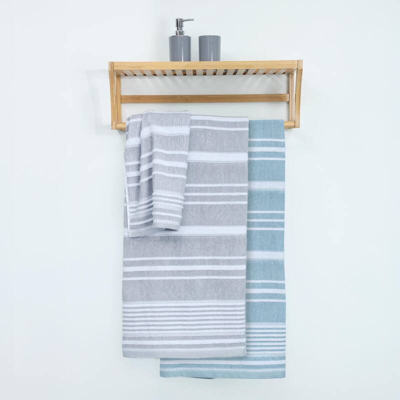 Martex Restore Batten Stripe Bath Towel