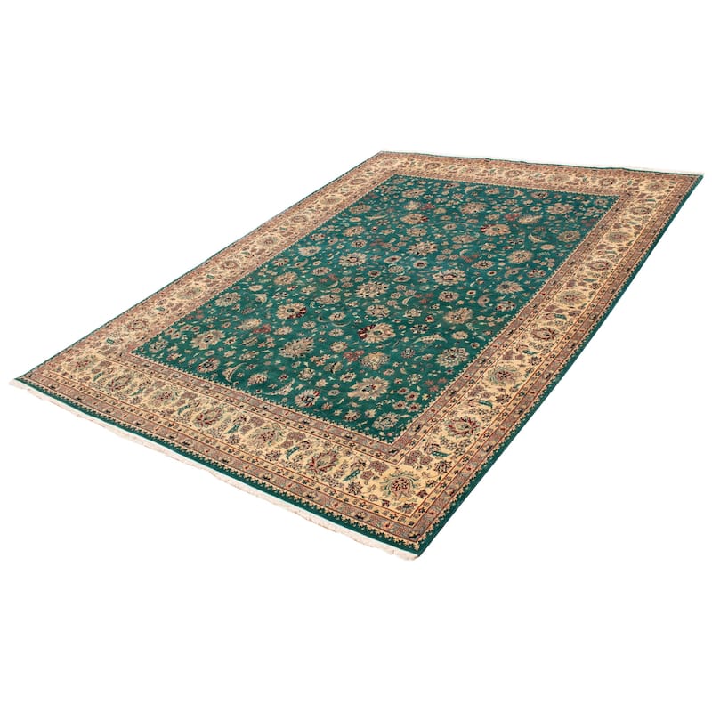 ECARPETGALLERY Hand-knotted Pako Persian 18 Of 20 Teal Wool Rug - 9'1 x 12'4