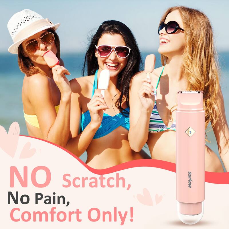 2-in-1 Dual Head Electric Bikini Trimmer for Women