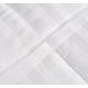 preview thumbnail 4 of 3, Hotel Grand Oversized Damask Stripe White Down Comforter