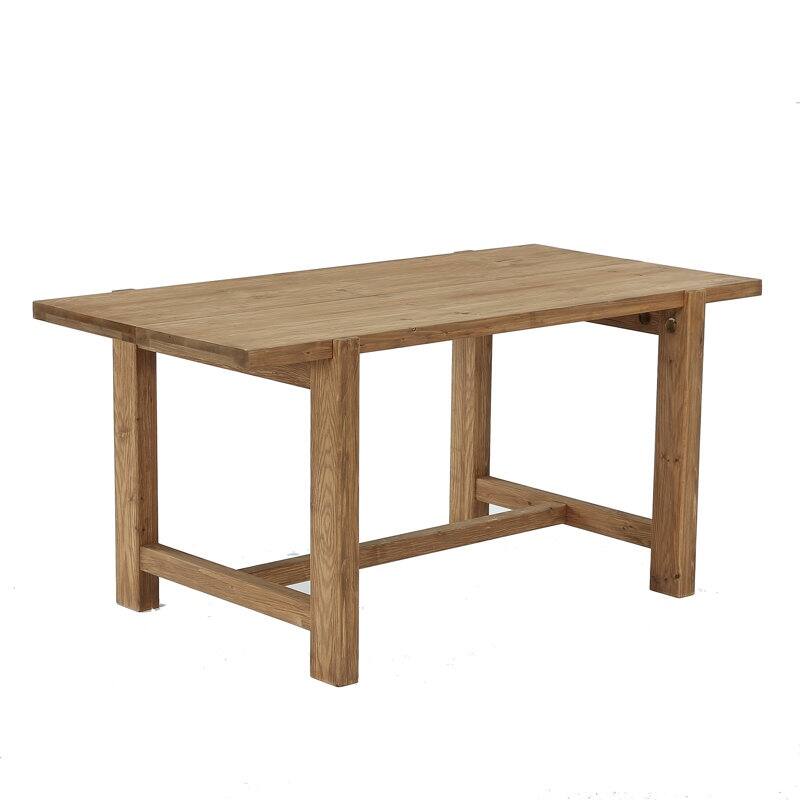 Solid Wood Computer Desk, 63" Large Rustic Executive Office Desk