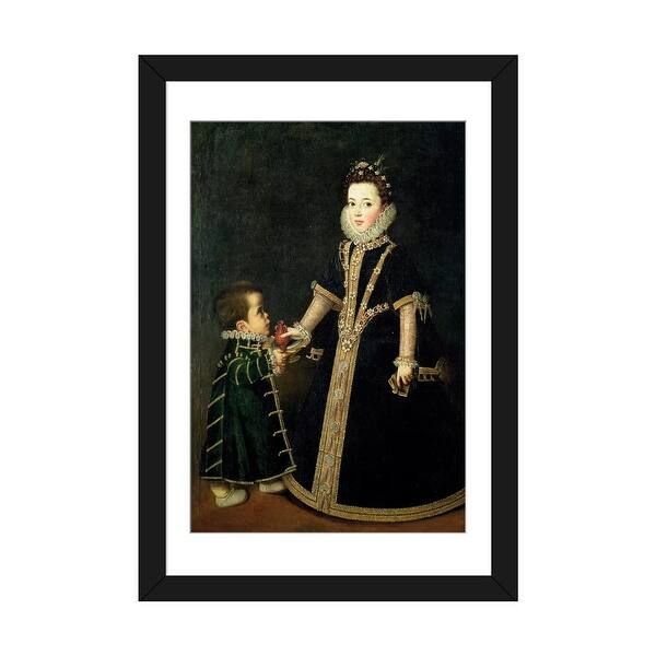 slide 2 of 15, iCanvas "Girl With A Dwarf, Thought To Be A Portrait Of Margarita Of Savoy, c.1595" by Sofonisba Anguissola