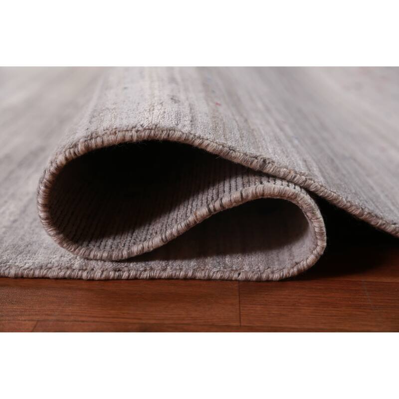 Gabbeh Indian Area Rug Handmade Living Room Silk Carpet - 8'11" x 11'7"