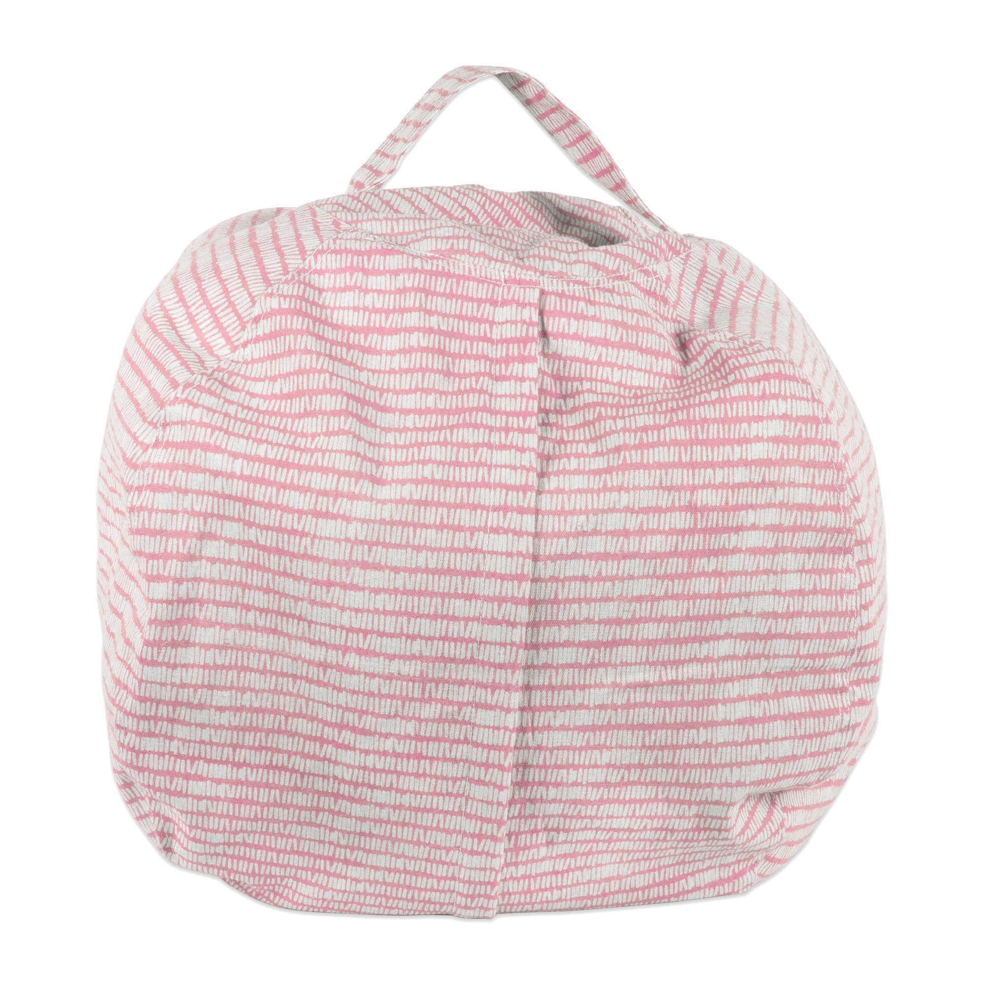 baby pink bean bag