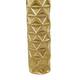 Set of 3 Contemporary Glam Gold Iron Vases