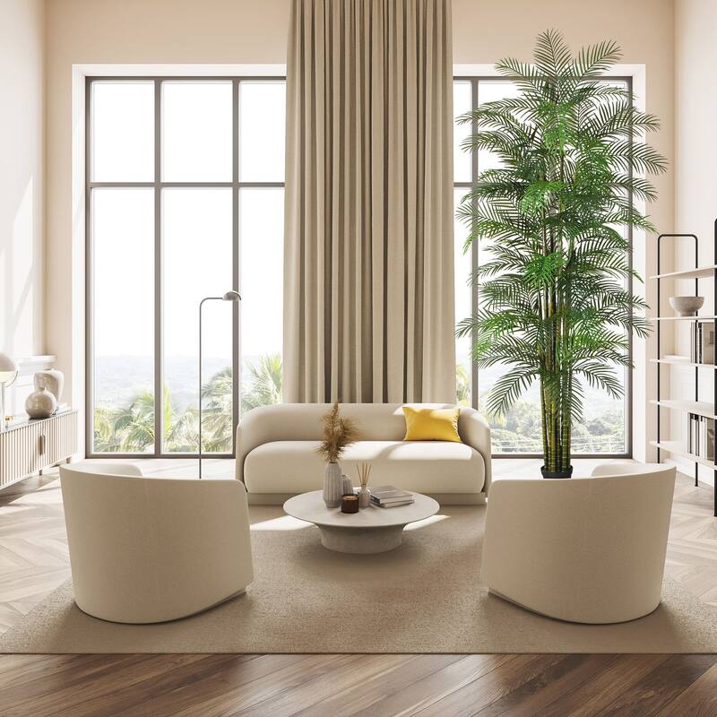 12-ft UV Resistant Artificial Areca Palm Tree (Indoor/Outdoor) - Green