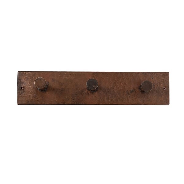 Copper shop towel hook