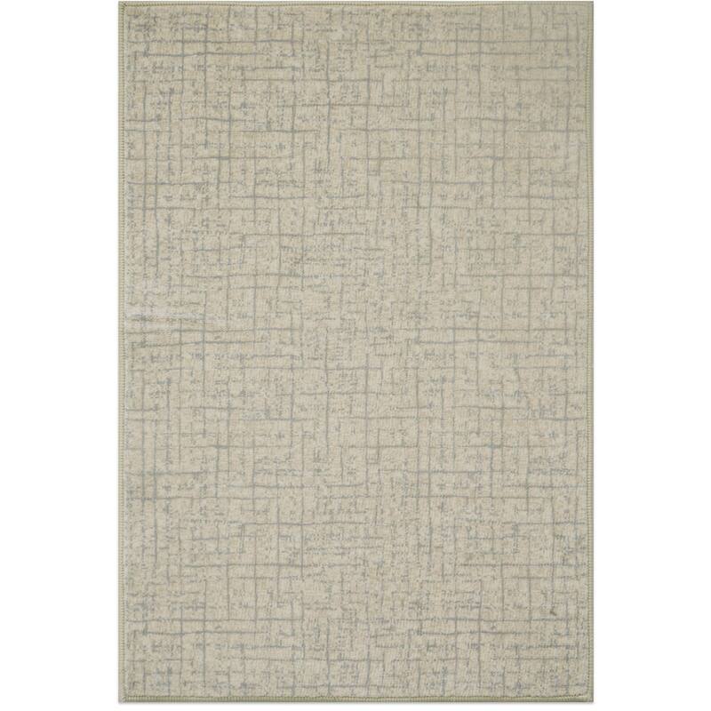 HomeRoots Abstract Geometric Modern, Contemporary Rectangle Area Rug