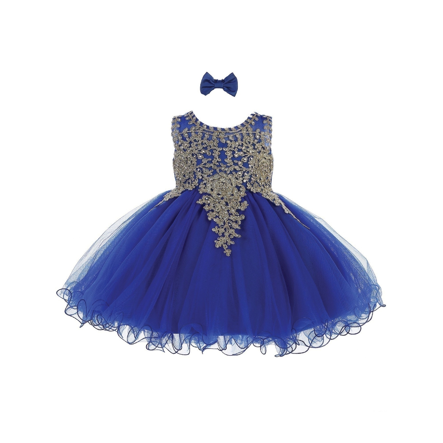royal blue baby dress