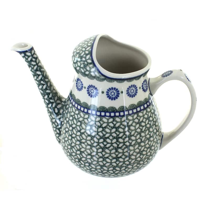 Blue Rose Polish Pottery 521 Ceramika Artystyczna Watering Can - Maia