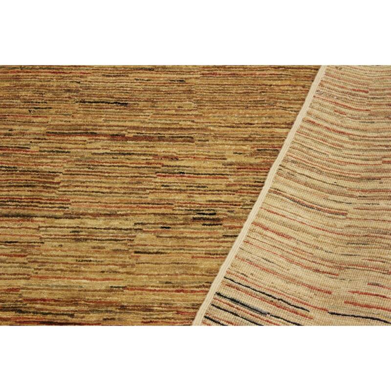 Boho Earthline Gabbeh Hand Knotted Wool Area Rug