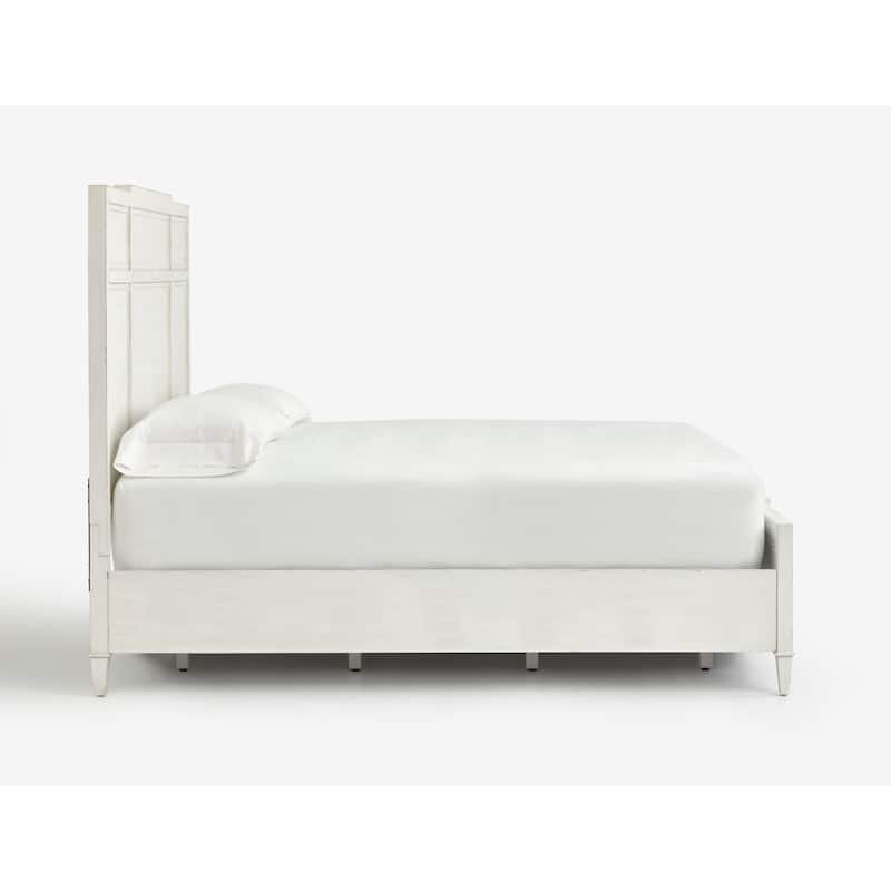 Magnussen Home Gardenia Bay White Panel Bed