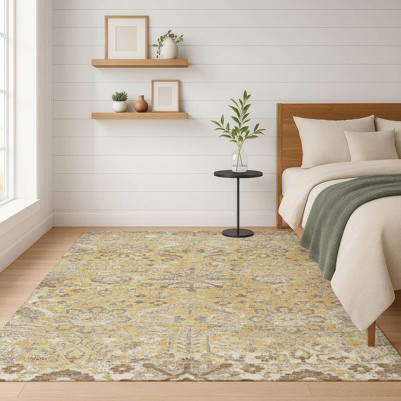 Machine Washable Indoor/ Outdoor Global Firestone Chantille Rug