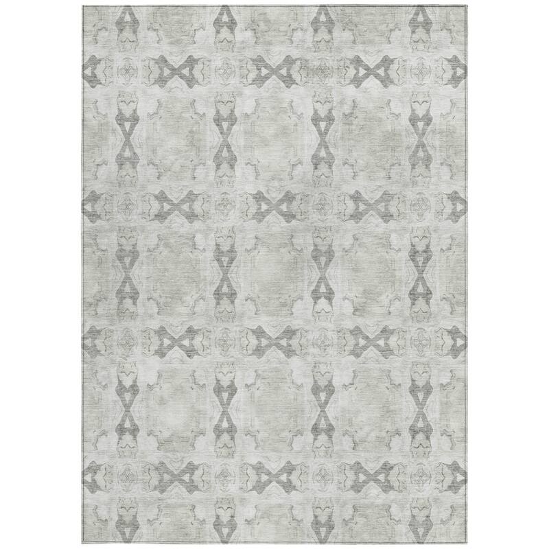 Lana Garden-Inspired Weather Resistant Timeless Fusion Outdoor Rug