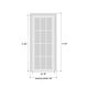 preview thumbnail 19 of 23, Interior Solid French Door / Mela 0755 Painted White / Single Regular Panel Frame Handle / Bathroom Bedroom Modern Doors