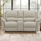 preview thumbnail 20 of 26, Hydeline Erindale Zero Gravity Power Recline and Headrest Top Grain Leather Sofa, Loveseat and Recliner with Built in USB Ports
