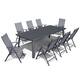 Option 93.9in-Black-Table&Grey-Chair
