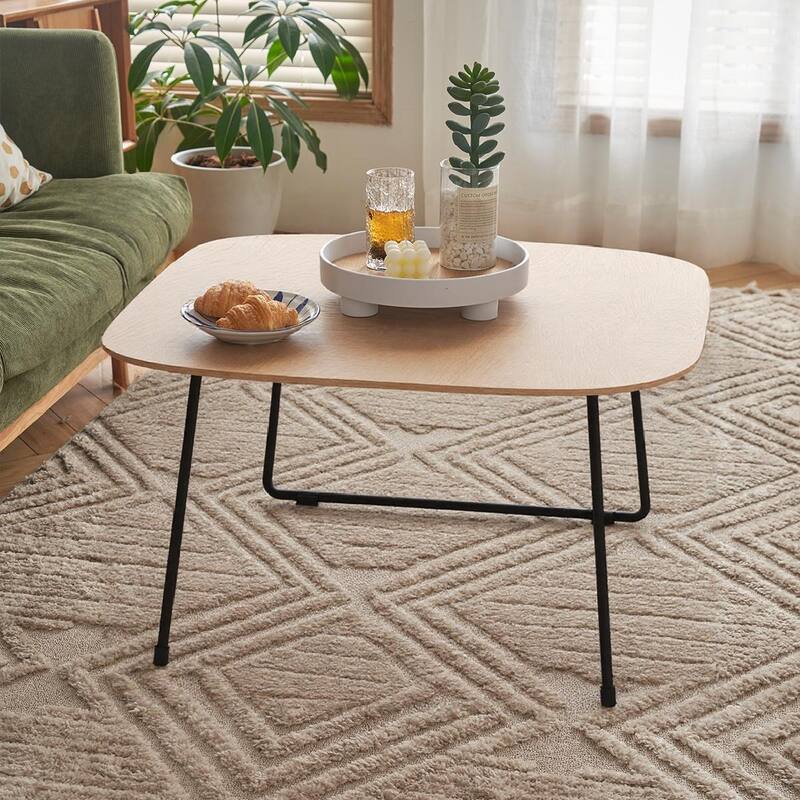 American minimalist modern small apartment coffee table