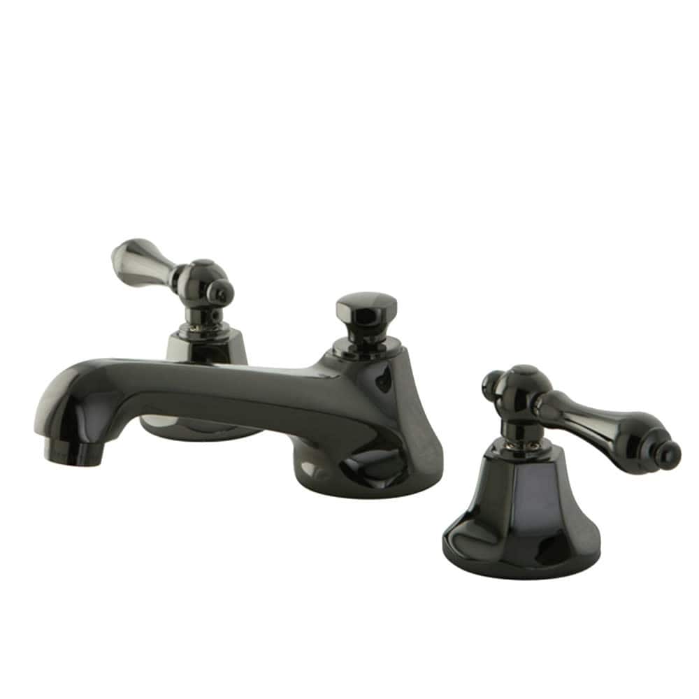 Kingston Brass Water Onyx Widespread Bathroom Faucet - Free Metal