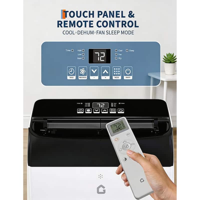 12,000 BTU 3 in-1 Ac Unit, with Dehumidifier & Fan