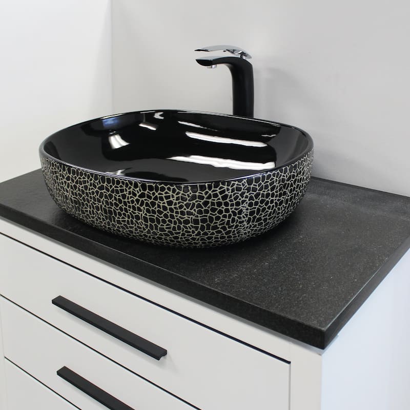 Dowell Ceramic Vessel Sink - Oval