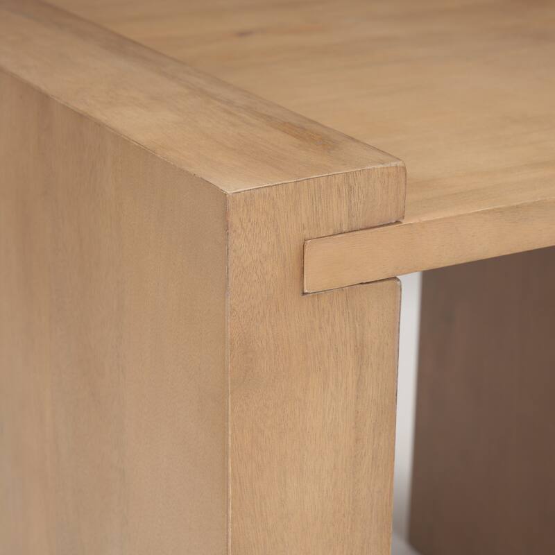 Wesson Light / Dark Brown Wood Accent Table