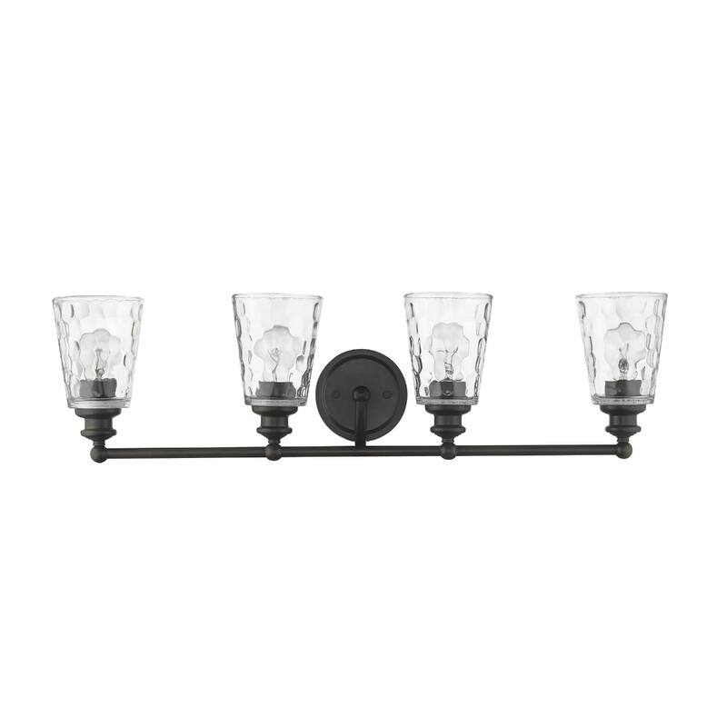 Modern Transitional Hardwired Wall Light with Reversible Mount and Clear Glass Shade LED Compatible
