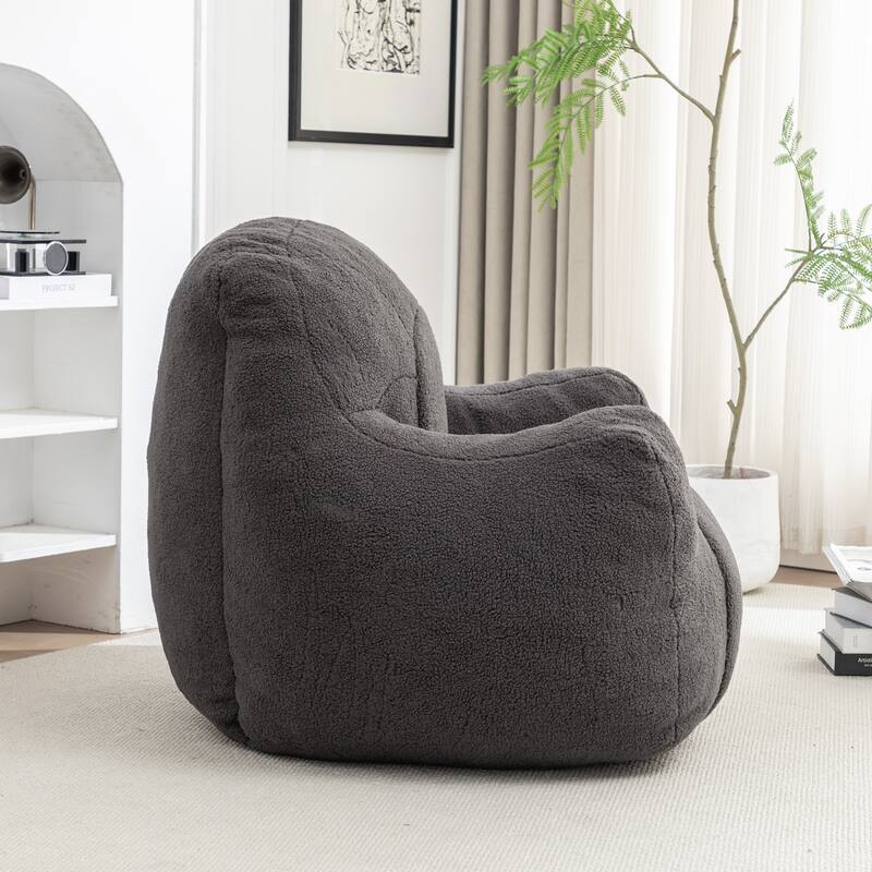 Bean Bag Chair Soft Fluffy Lazy Sofa with Memory Foam