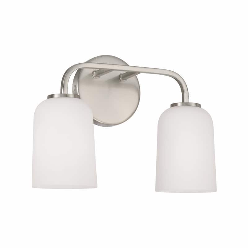 Lawson 2-light Bath/ Vanity Fixture w/ Soft White Glass