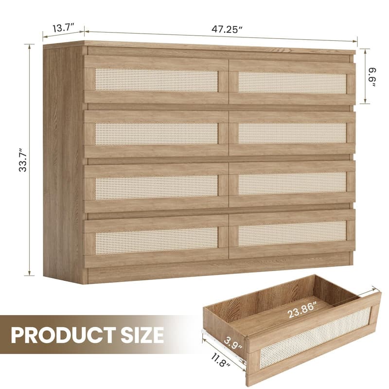 Rattan Dresser for Bedroom