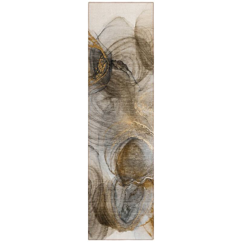 Varo Contemporary Abstract Weather Resistant Classic Meets Modern Outdoor Rug