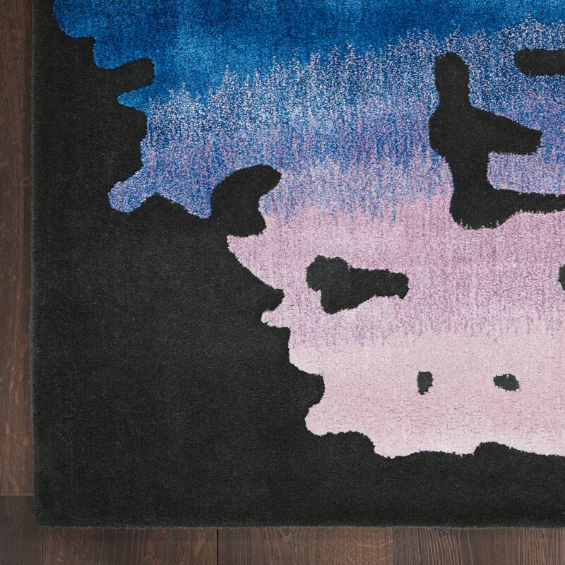 Nourison Prismatic Modern Abstract Sunset Shimmer Area Rug