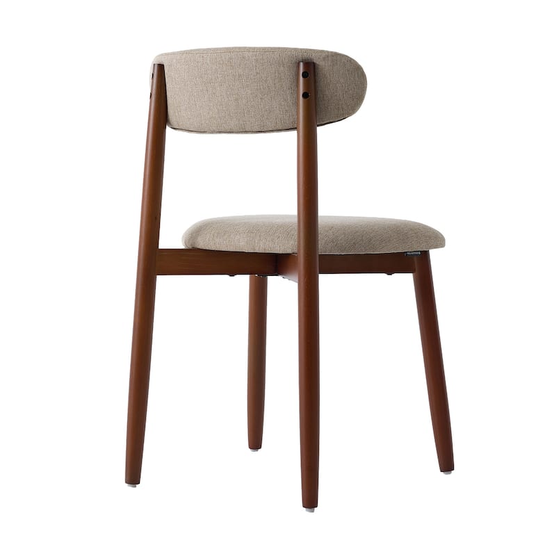 Modern Upholstered Linen Kitchen Dining Chair