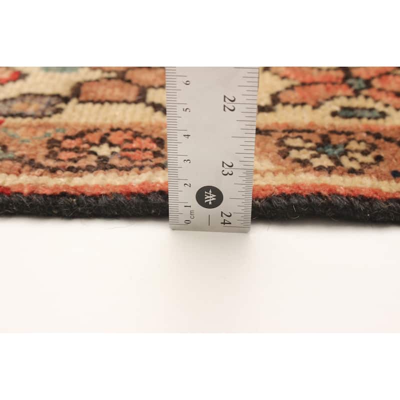 ECARPETGALLERY Hand-knotted Andelz Brown Wool Rug - 4'0 x 12'2