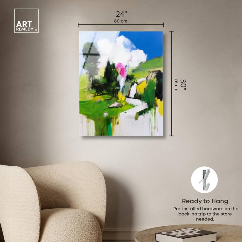 Swiss Fields Acrylic by Art Remedy, Ready to Hang