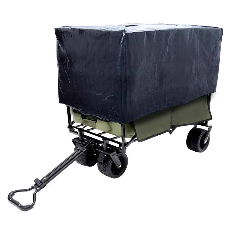 3.1 cu ft. Steel Foldable Wagon Cart