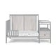 preview thumbnail 1 of 1, Connelly Combo Crib Toddler Guard Rail Grey