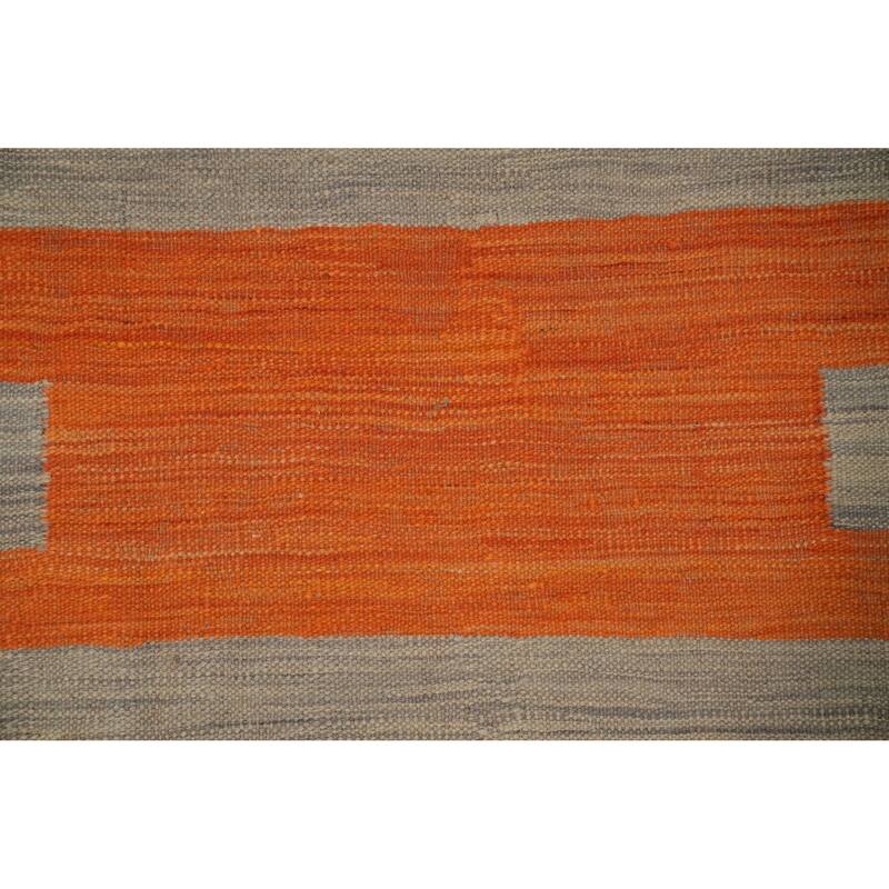 Hand Woven Southwestern Wool Grey Geometric Area Rug - 11' 10'' X 9' 4''