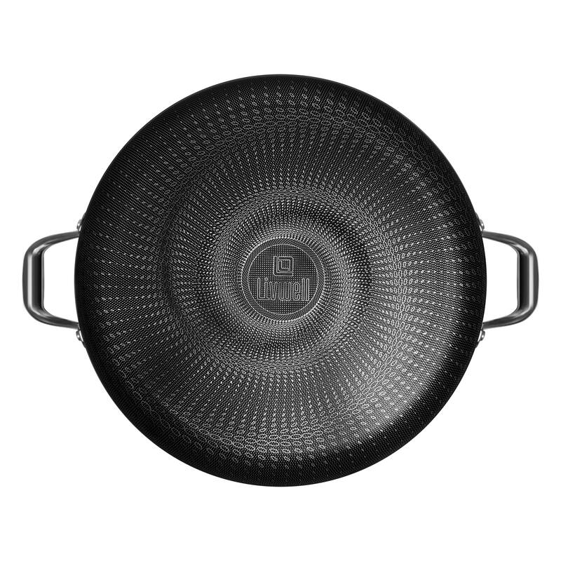 DiamondClad 14 Inch Nonstick Stainless Steel Pan with Lid Cookware Set - 14"