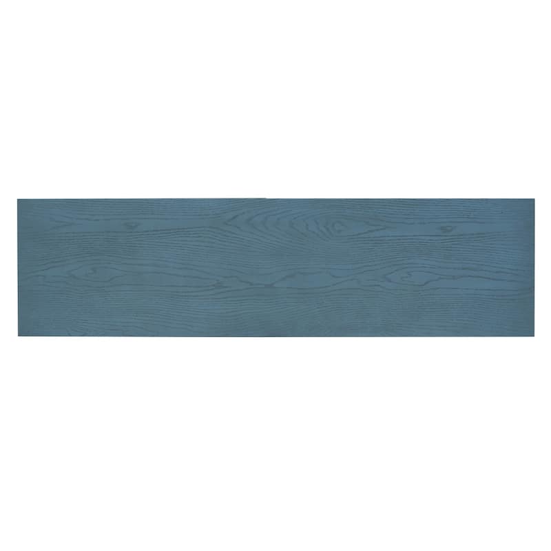 60" Sideboard with Circular Groove Design Metal Handle