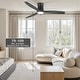 preview thumbnail 36 of 69, Sofucor 52Inch Low Profile Flush Mount Ceiling Fan with LED Light,3‑Blade Quiet Light Combo for Bedroom Kitchen Living Room