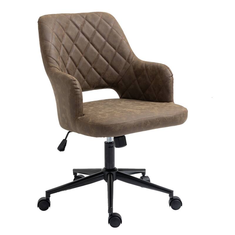 Executive Office Chair - Comfortable Task Chair with Cross Stitch Back Support