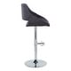 preview thumbnail 23 of 144, Silver Orchid Svellingen Adjustable Bar Stool with Rounded T Footrest - Set of 2