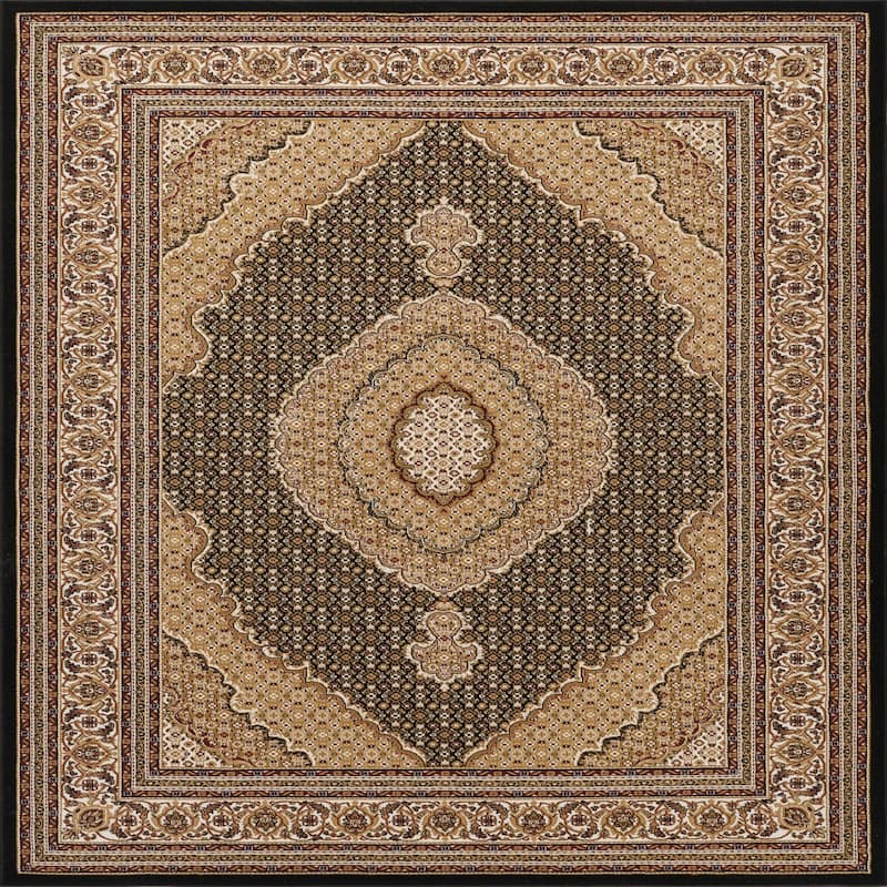 Black 2 ft. x 3 ft. Area Rug - 3' x 2'