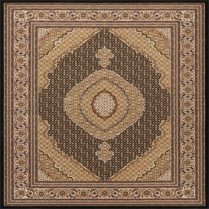 Black 5 ft. 3 in. x 7 ft. 3 in. Area Rug - 7' x 5'
