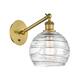 Option Brushed Brass / Clear Deco Swirl